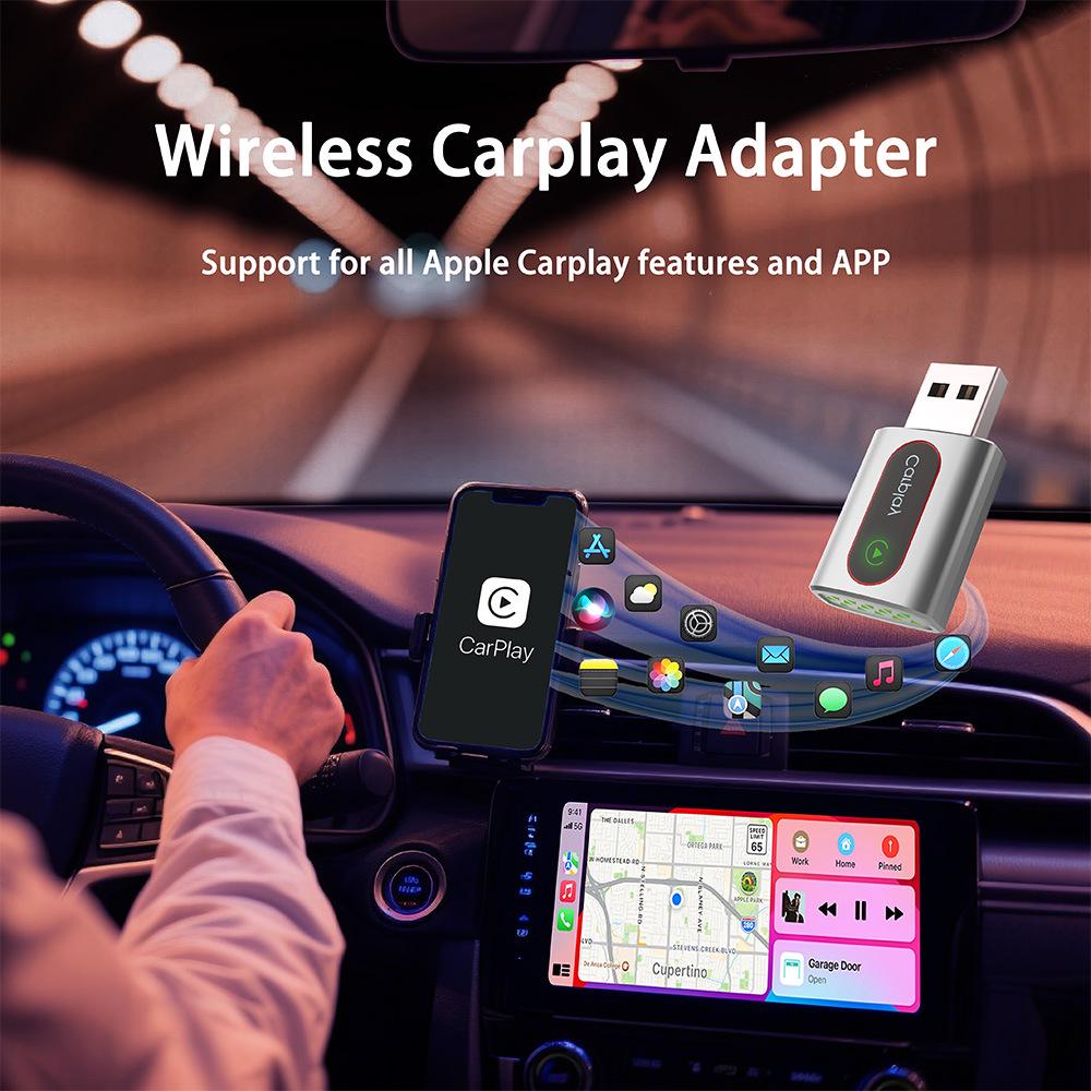 USB Wireless CarPlay Smart Box for iPhone and Android Auto