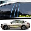 For BMW X4 Xdrive F26 G02 2013--2024 Car PC Material Pillar Post Cover Door Trim Window Molding Sticker Plate Accessories