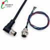 M12 Shielded Elbow Waterproof Connector for Sensor Automation Wiring Harness