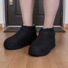 1 Pair Waterproof Shoe Cover Outdoor Non-slip Overshoes Galoshes Reusable Foldable Rain Boot Shoes Protector Cover for Men Women