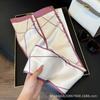 Long Silk Scarf Women's New Small Silk Scarf Printing Simulation Silk Tied Bag Streamer Explosion Sweet Little Scarf