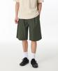 Two-Tuck Wide Chino Shorts [Khaki]