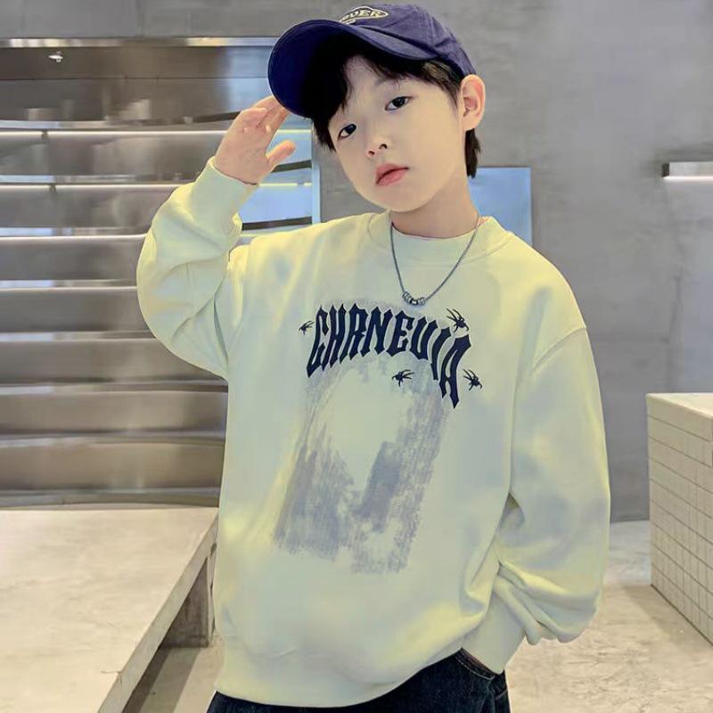 2025 Boys' Autumn Street Style Sweatshirt – Trendy Fashion for Toddlers & Kids