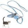 Escape-Proof Cat Harness with Leash Adjustable Pet Walking Harness  Outdoor Use