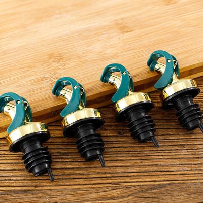 5 Pcs Classic Bottle Pourers Olive Oil Sprayer Spout Glass Bottle Pourer Cap Spout Stopper Mouth Kitchen Tool