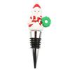 Reusable Christmas Wine Bottle Stopper Vacuum Sealed Christmas Bottle Sealing Plug  Holiday Party