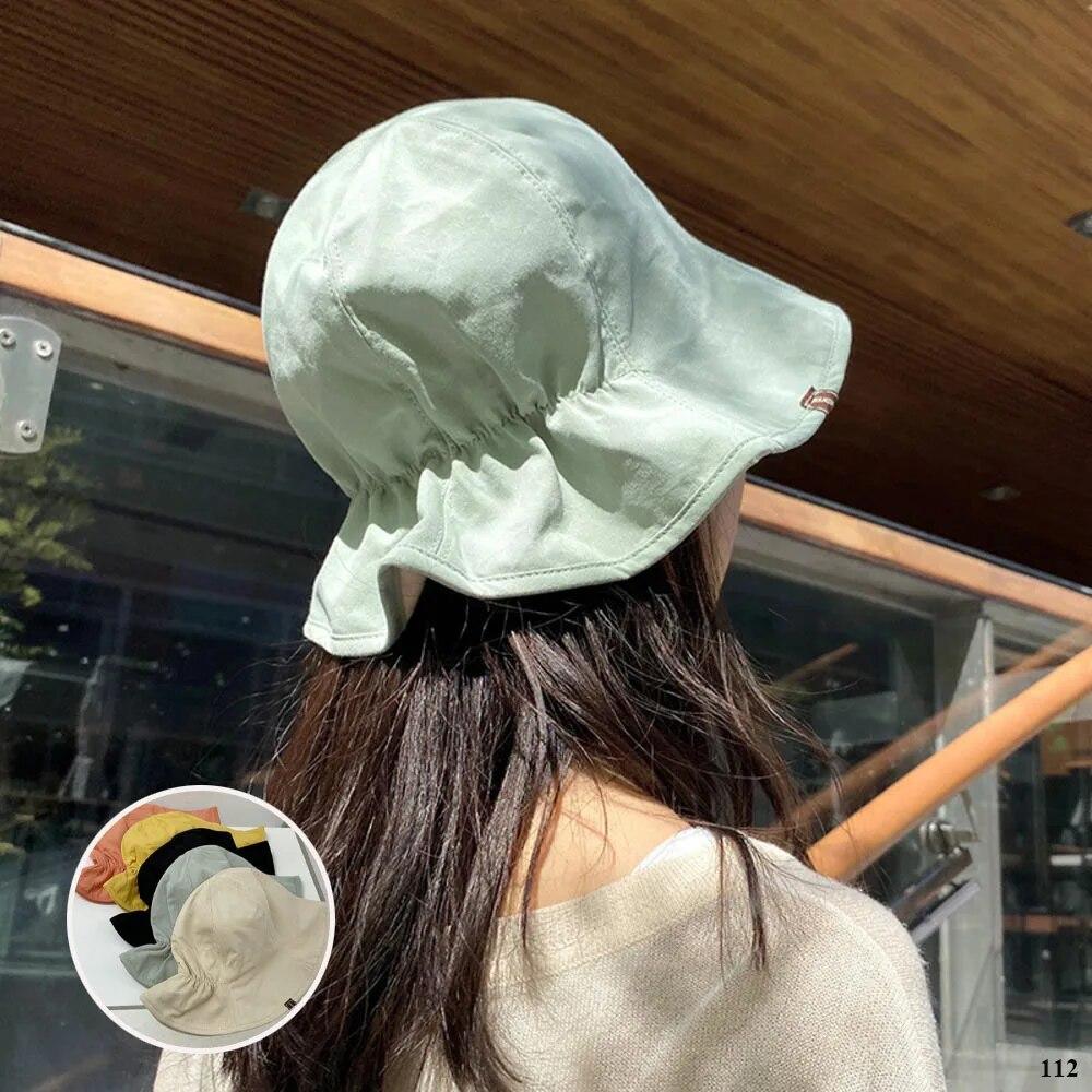 Wide Brim Sun Hats For Women Panama Foldable Wrinkle Bucket Hat Summer Sun Protection Visors Caps Outdoor Beach Fisherman Caps