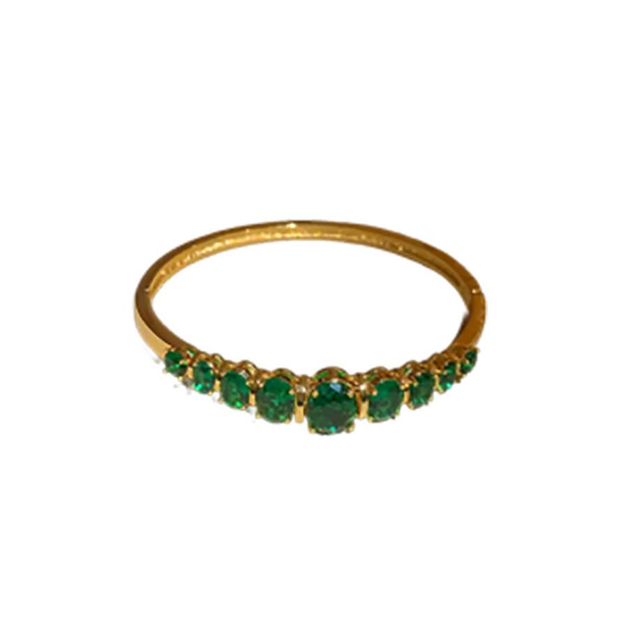 Modern Zircon Oval Bracelet With Cubic Zirconia For Elegant Office Wear