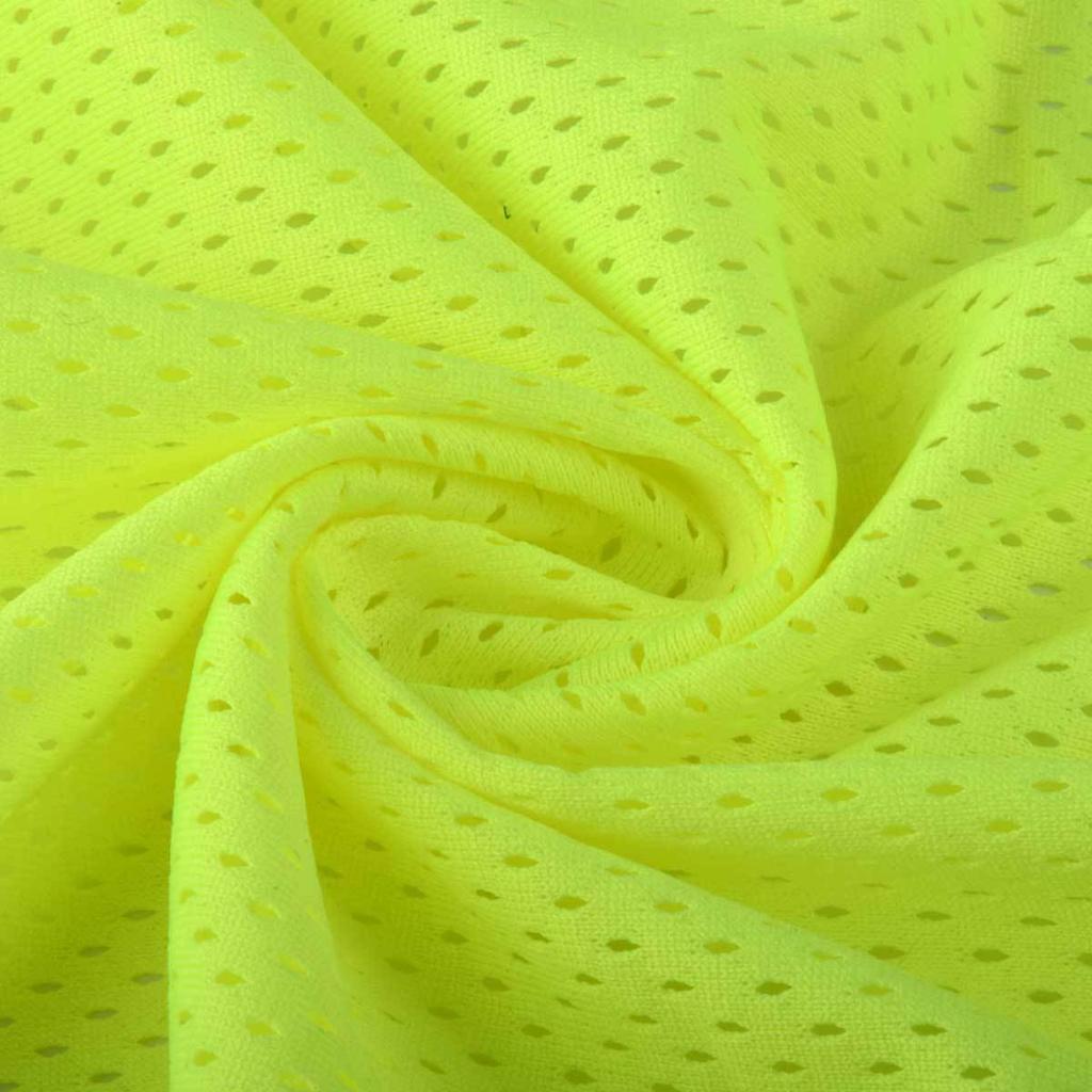 110GSM Polyester Warp Knitted Medium Weight Dimensional Dot Bird Eye Spacer Mesh Fabric for Sportswear T-shirts Jackets Lining