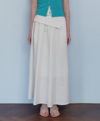 Teuwi Bemoon Wrap Layered Long Skirt