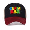 Super Dad Hat Super Dad Men and Women Baseball Cap Cool Summer Breathable Mesh Hats Father's Day Gift Casquette