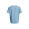 Under Armour Logo Print Round Neck Sports Short Sleeve T-Shirt Men T-Shirts Blue 1373997-490