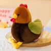 PP Cotton Filled Chicken Plush Toy Cute Rooster Hen Plush Toy Chicken Plush Doll  Home Decor