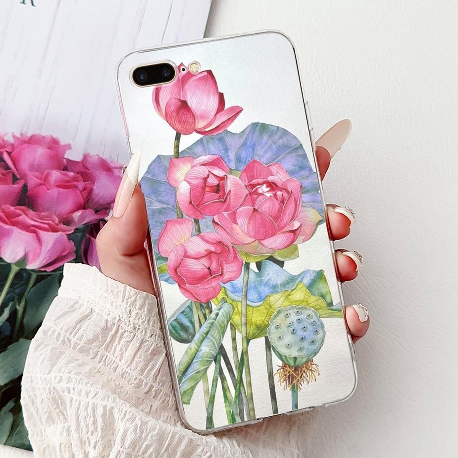 For Apple iPhone SE 2020 Case Popular Fashion Painted Cover 4.7'' Soft Silicone Phone Case For iPhone SE 2022 iPhoneSE 2020 Bags