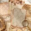 Vintage Distressed Floral Scrapbook Paper Pack Junk Journal Supplies Craft Decoupage Background for Mixed Media Art
