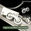 Heavy Duty Sliding Closet Door Roller Quiet Smooth Operation Durable Replacement for Wardrobe Repair Home Furniture Upgrade
