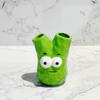 Creative Ceramic Toothbrush Holder Scallion Shape Makeup Brush Shelf  Home Decor