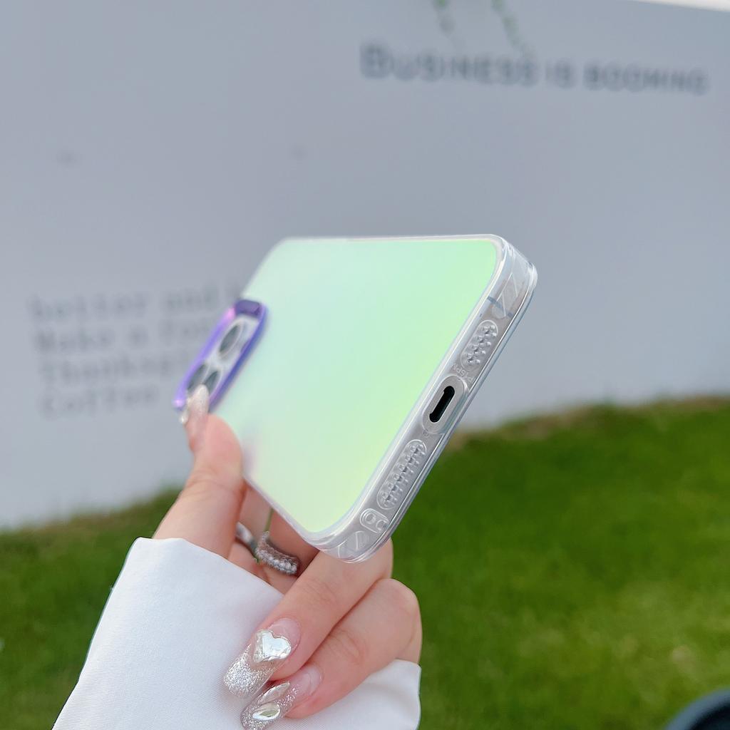 Applicable To Apple 16 Mobile Phone Case Chameleon Anti-fall IPhone 15 Promax Protective Case Laser 14 Simple
