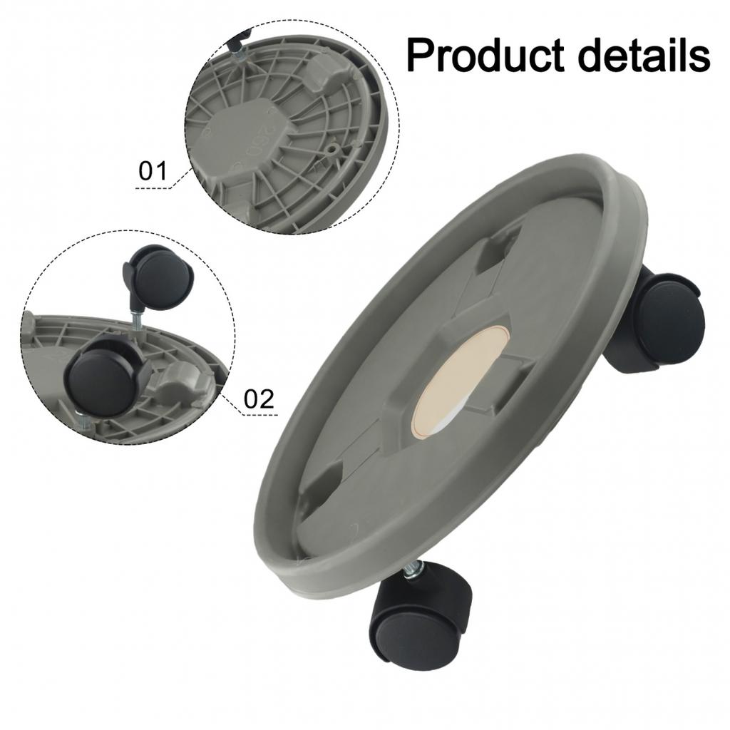 Plant Support Roller Wheels Maneuverability Pieces