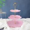 Three-Tier Dessert Display Stand for Parties and Weddings