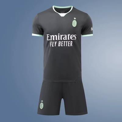 24/25 AC Milan 2nd Away Dark Gray Fan Jersey