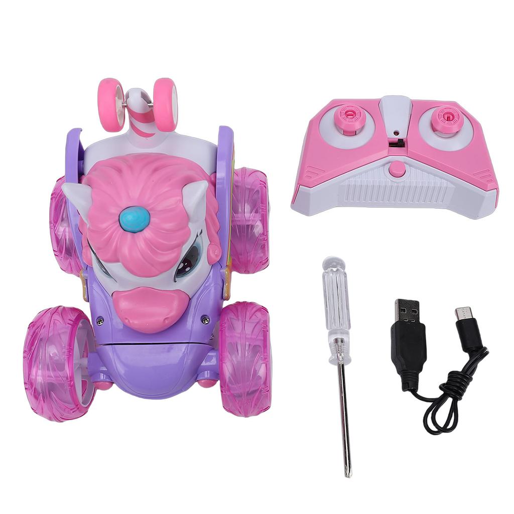 Remote Control Car Rechargeable Long Lasting Battery 2.4GHz Controller 360 degrees  Flip Stunt RC Car for Girls