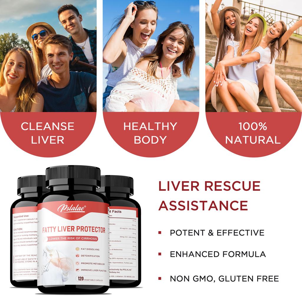 Pslalae Liver Detox Capsules Contain a Blend of Curcumin and Milk Thistle To Help Cleanse and Detoxify the Liver.