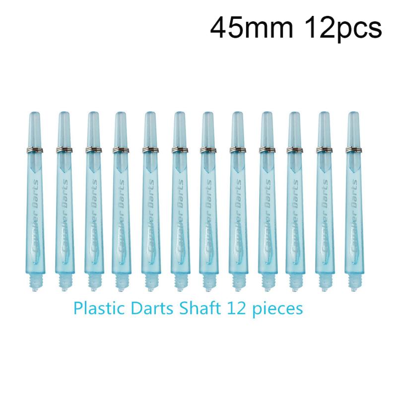 Dart Stems Set Plastic 12Pcs 45mm 35mm with O Ring Suitable for Professional and Beginner Dart Players