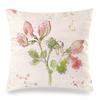 Watercolor roses flowers Digital printing short plush pillow covers for car sofa office cushion cover home goods 60x60cm