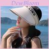 Summer Sun Protection Hat With Large Brim And Breathable Polyester For Outdoor Activities