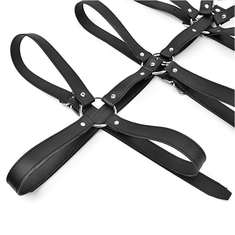 Sex Toys Leather Slave BDSM Bondage Belt Body Harness Binding Ropes Fetish Restraint Erotic Roleplay Sex Products For Couples Adult Games