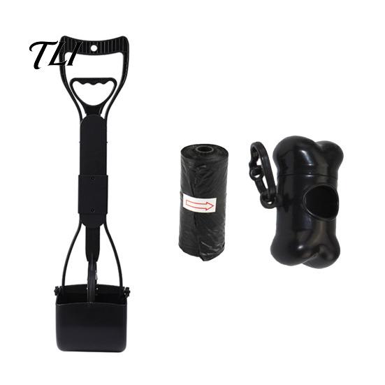 Foldable Waste Scooper for Dogs Dog Pooper Scooper, Portable Pet Cleanup Tool with 20 Bags, Large And Medium Carry Case, Yard, Lawn, Outdoor