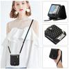 Galaxy Z Flip5 Multi Card Mobile Phone Case Folding Suitable for Samsung Fold5 Small Fragrance Crossbody Mobile Phone Leather Case