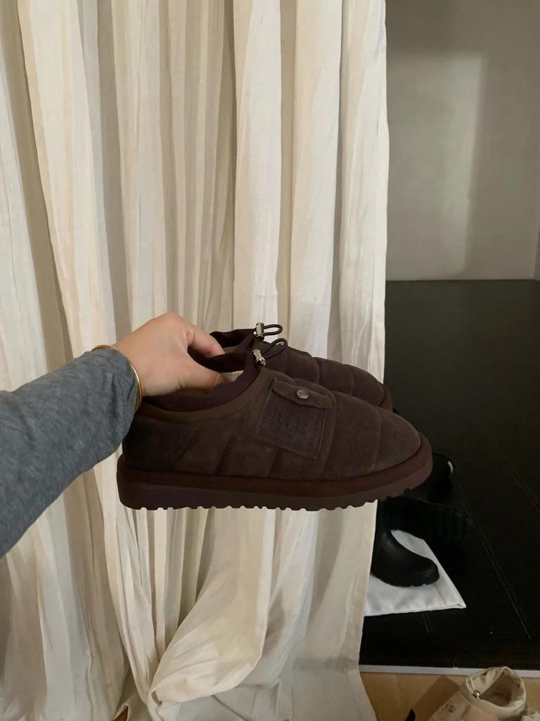 2025 Pocket Caterpillar Versatile Snow Boots Sheep One Pedal Thick-soled Tie Elastic Band Plush Thickened Cotton Shoes