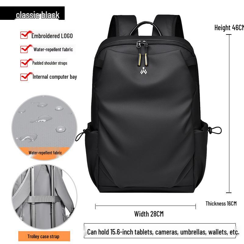 

Мужской рюкзак 2025 года в стиле колор-блок, большой вместимости, для путешествий и школы