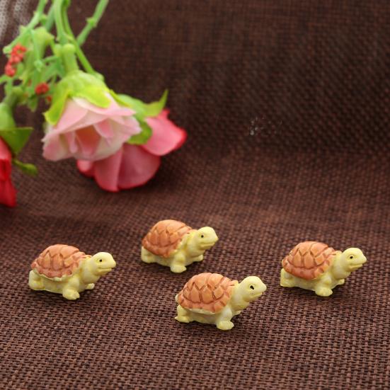 10Pcs Miniature Dollhouse Bonsai Fairy Garden Landscape Tortoise Decorations