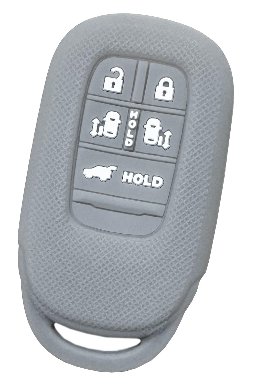 

IKT Silicone Cover for Honda Cars Smart Key 5 Buttons / Step Wagon (2022~) серый