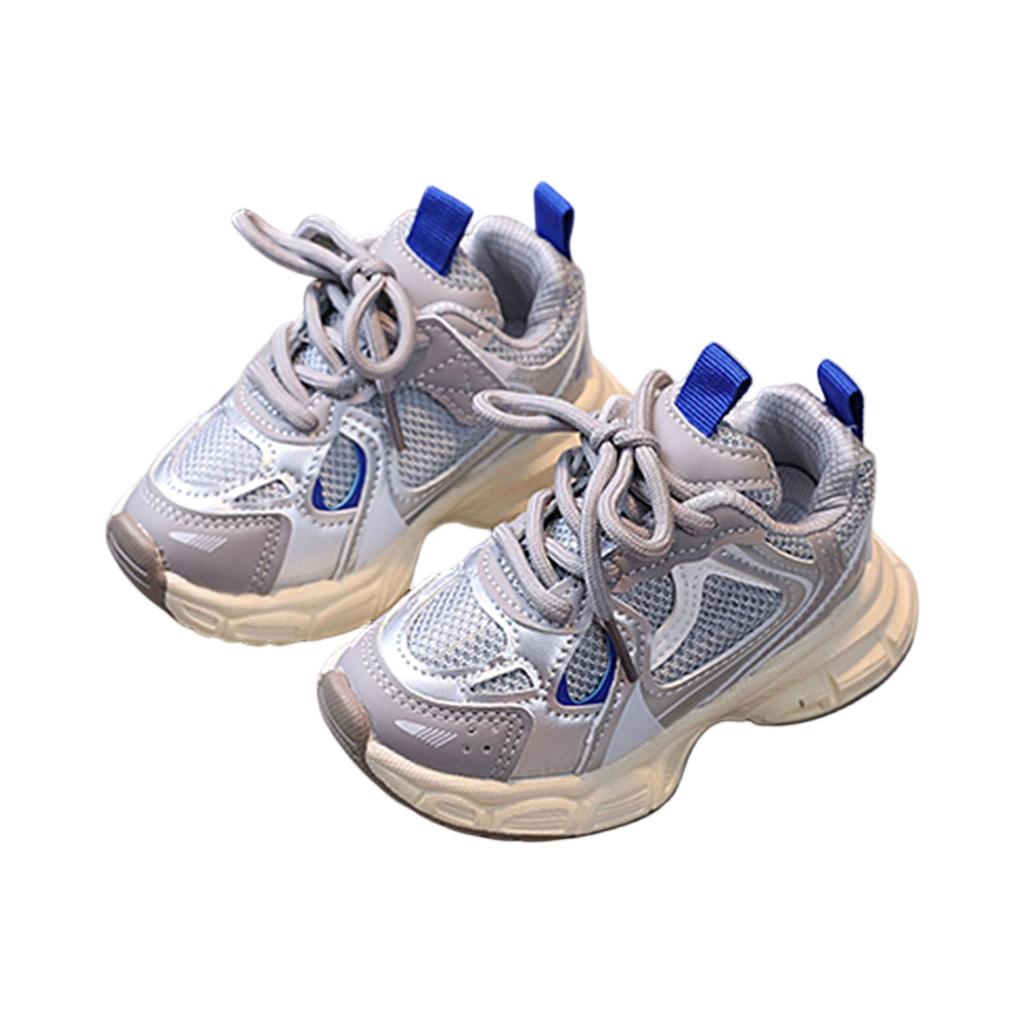 Kids Athletic Sneakers Soft Sole Non Slip Casual Mesh Running Shoes Lightweight Breathable Design for Outdoor Activities and Everyday Wear