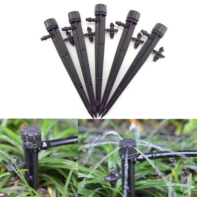 10 stücke Garten Bewässerung 360 Grad Streuung Sprinkler Splice 4/7mm Bewässerung Schlauch Hause Gartenarbeit Landwirtschaft Sprayer