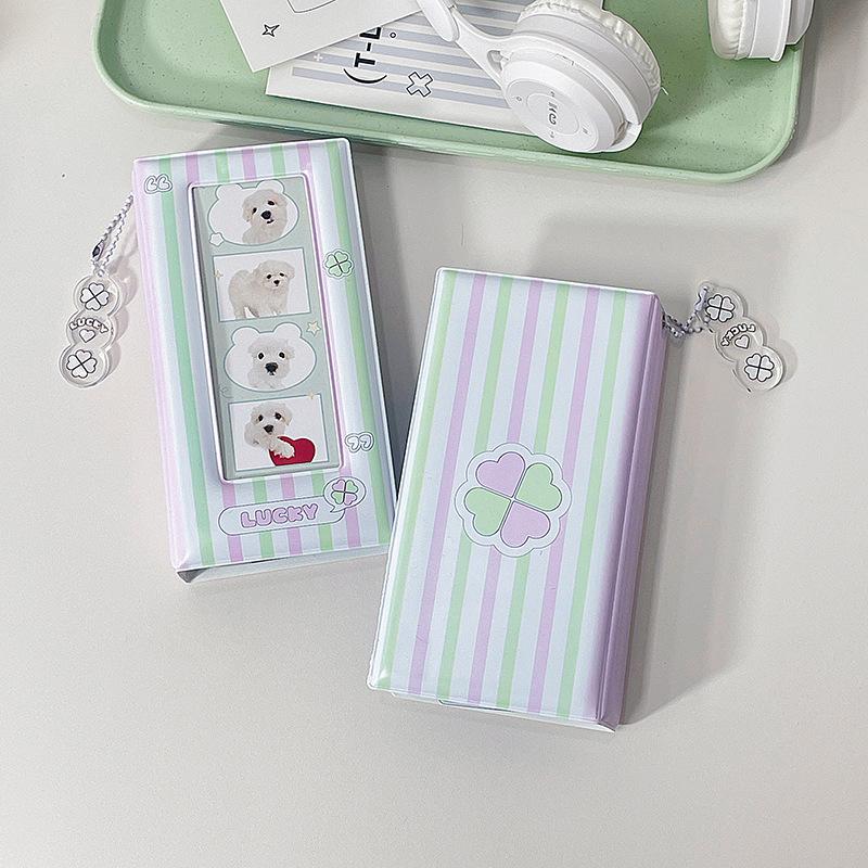 Bunte Fotoautomaten-Rahmen - Fotoautomaten-Album für 5x15 cm Fotostreifen Hochzeitsalbum 2 x 6 Lesezeichenhalter 18 Seiten 36 Fotos