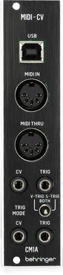 Behringer Modular Synthesizer Eurorack Module Compatible with Eurorack MIDI To CV Converter Module Switchable Multiple Modes CM1A Black
