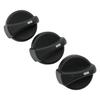 702-5401 A/C Heater Control HVAC Knob Compatible with Peterbilt 330 335 357 367 375 379 384 386 387, Replaces 121-0001-000 1210001000 3 Pack- Blower