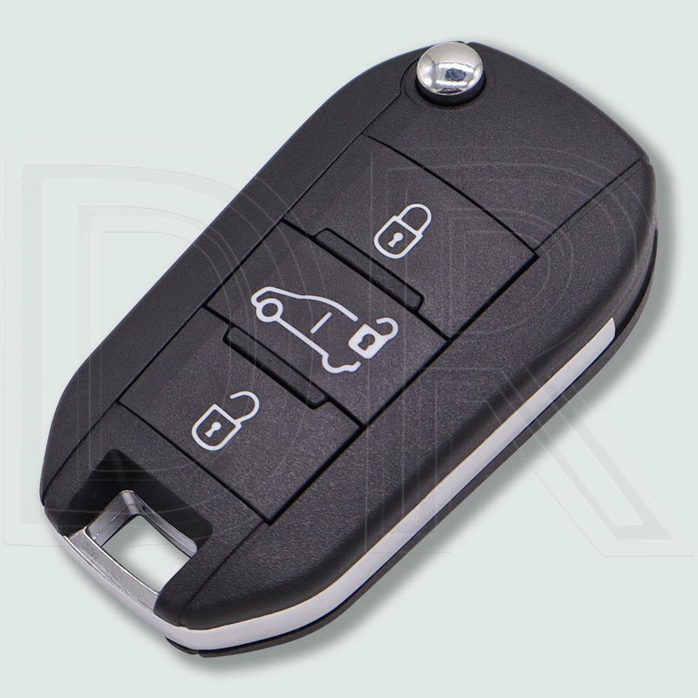 DR HU8435 4A Chip 433MHz VA2/HU83 Flip Car Remote Key P/N 98 139 654 77 For Peugeot Expert 308 3008 408 508 C3 C4 Cactus C5 C6