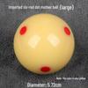 Jundingying Large Six Red Dot Crystal Billiard Cue Ball