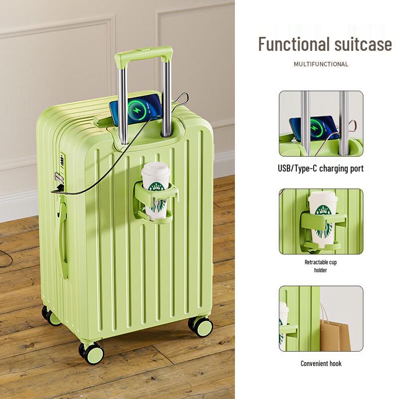 Ruyishi Simple Large Capacity Spinner Suitcase 26 inch