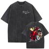 Vintage Washed Rapper Bruno Mars New Album  Graphic T Shirts Mens Hip Hop Pop Loose Fashion Short Sleeve Tshirt Streetwear