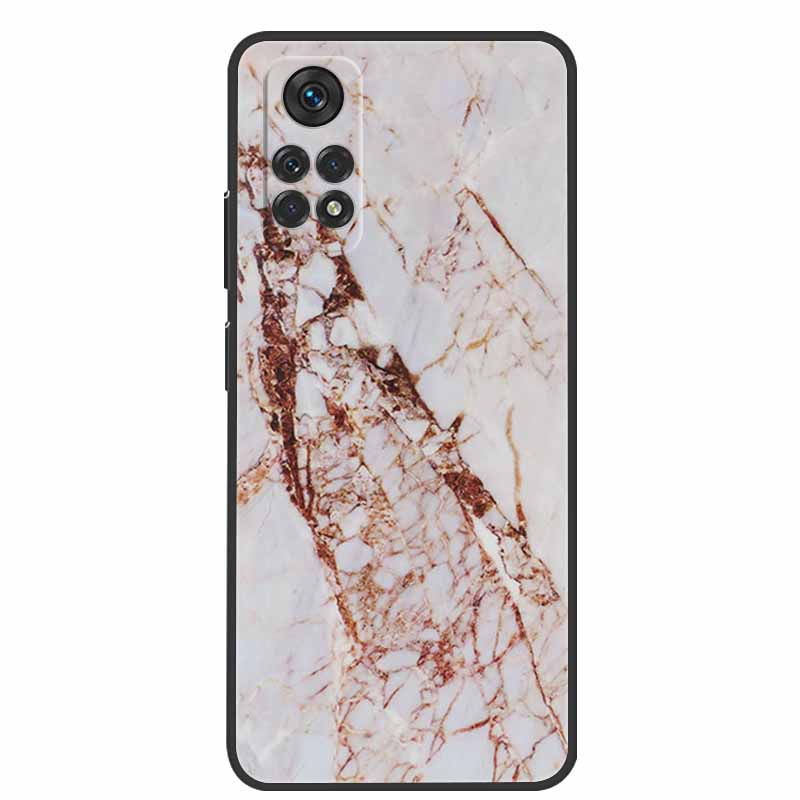Pro pouzdro Xiaomi Redmi Note 11 Mramorové Silikonové TPU Měkké Zadní Kryt Pouzdro na Telefon pro Redmi Note 11S 11 S Funda Roztomilé Nárazuvzdorné Coque