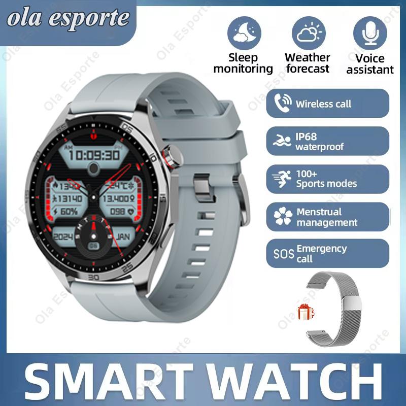 Smart Watch BT Call Health Monitoring Female Menstrual Cycle Reminder SOS GPS Sports Fitness Tracking Smartwatch Men Women
