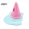 Small Desktop Storage 3D Printed Melting Ice Cream Pen Holder, Novelty Cone Desk Creative Design Stand, Funny Organizer, Decorative Figurine