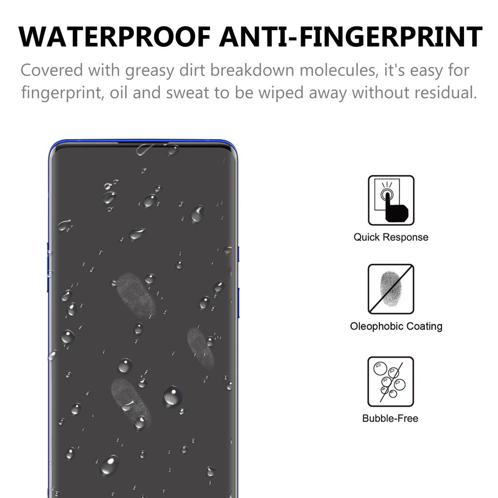 Anti-Fingerprint Ultra Clear 3D Tempered Glass Full Screen Protector Film for OnePlus 9 Pro/10 Pro
